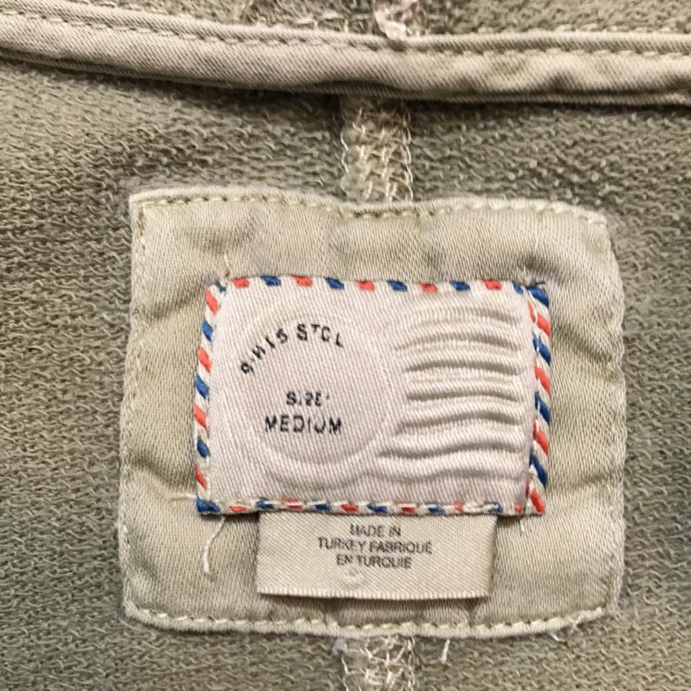 Anthropologie Postmark Green Hooded Jacket - Picture 3 of 4